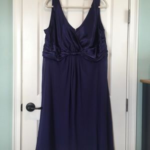 Purple cocktail dress